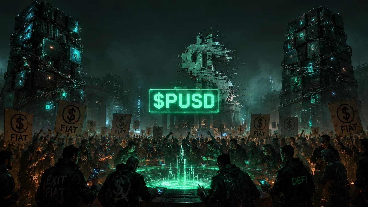 PUSD Turned Anti-Dollar Satire Into a Solana Sprint, but Two Wallet Clusters Still Control the Story