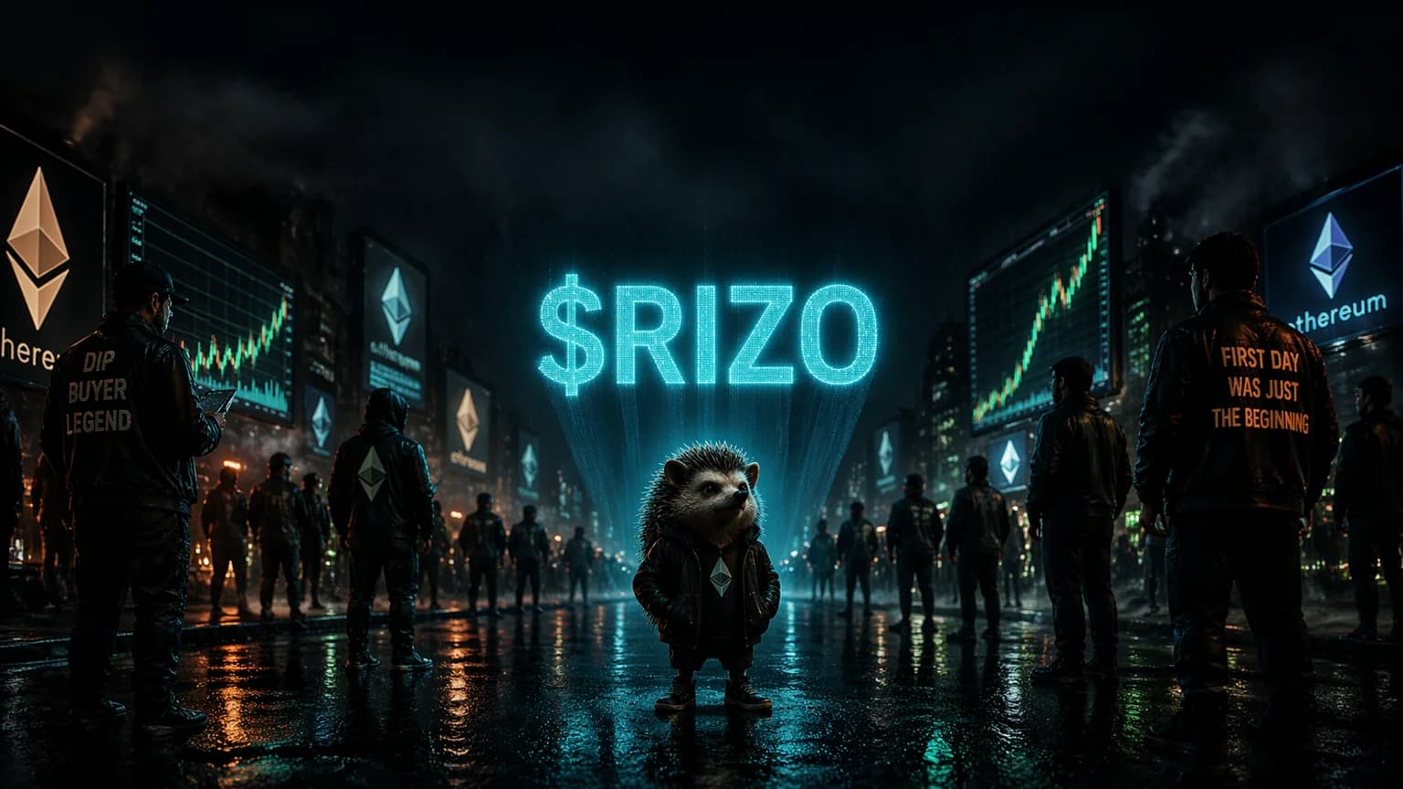 RIZO Did $533K in Volume on Ethereum, and This Hedgehog Meme Is Still Trying to Hold a 9,715% First-Day Move