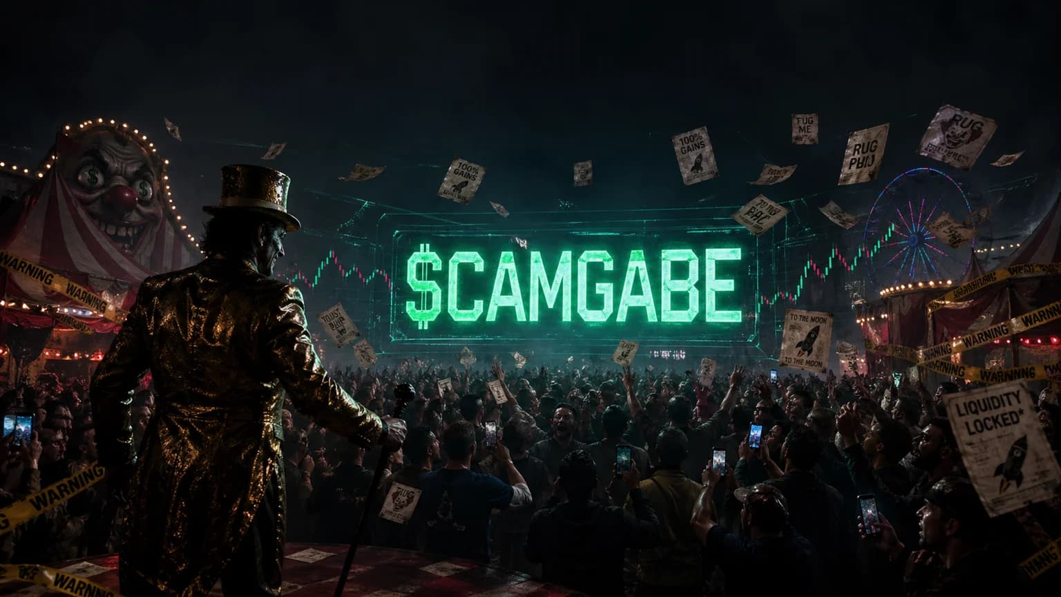 SCAMGABE Did $1.8M in Volume in Under Two Hours as Solana Turned a Scam Joke Into a Real Trade