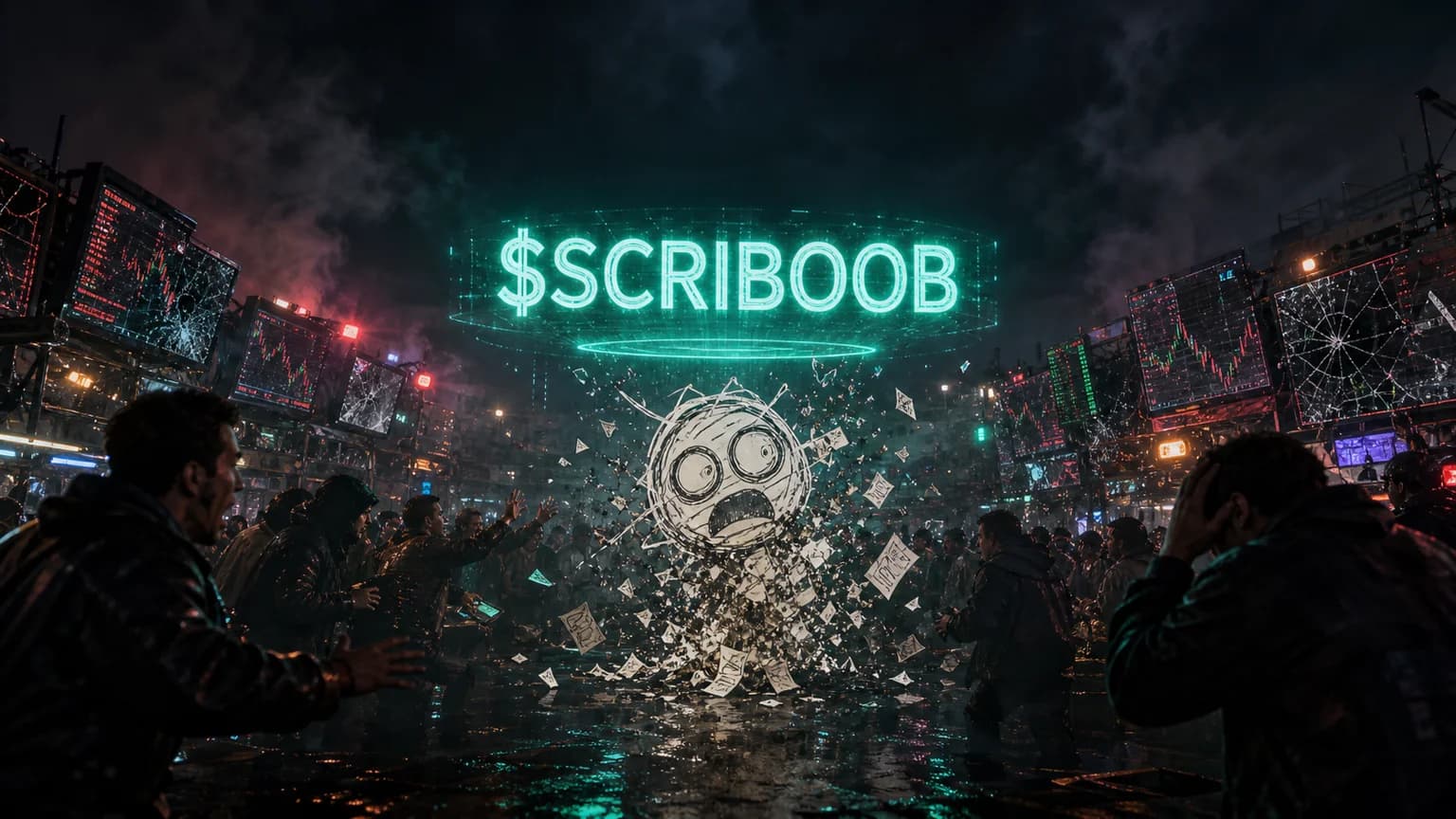 Scribble Boob Pulled $663K of Volume, Then Vaporized 94% Before Solana Could Finish the Joke