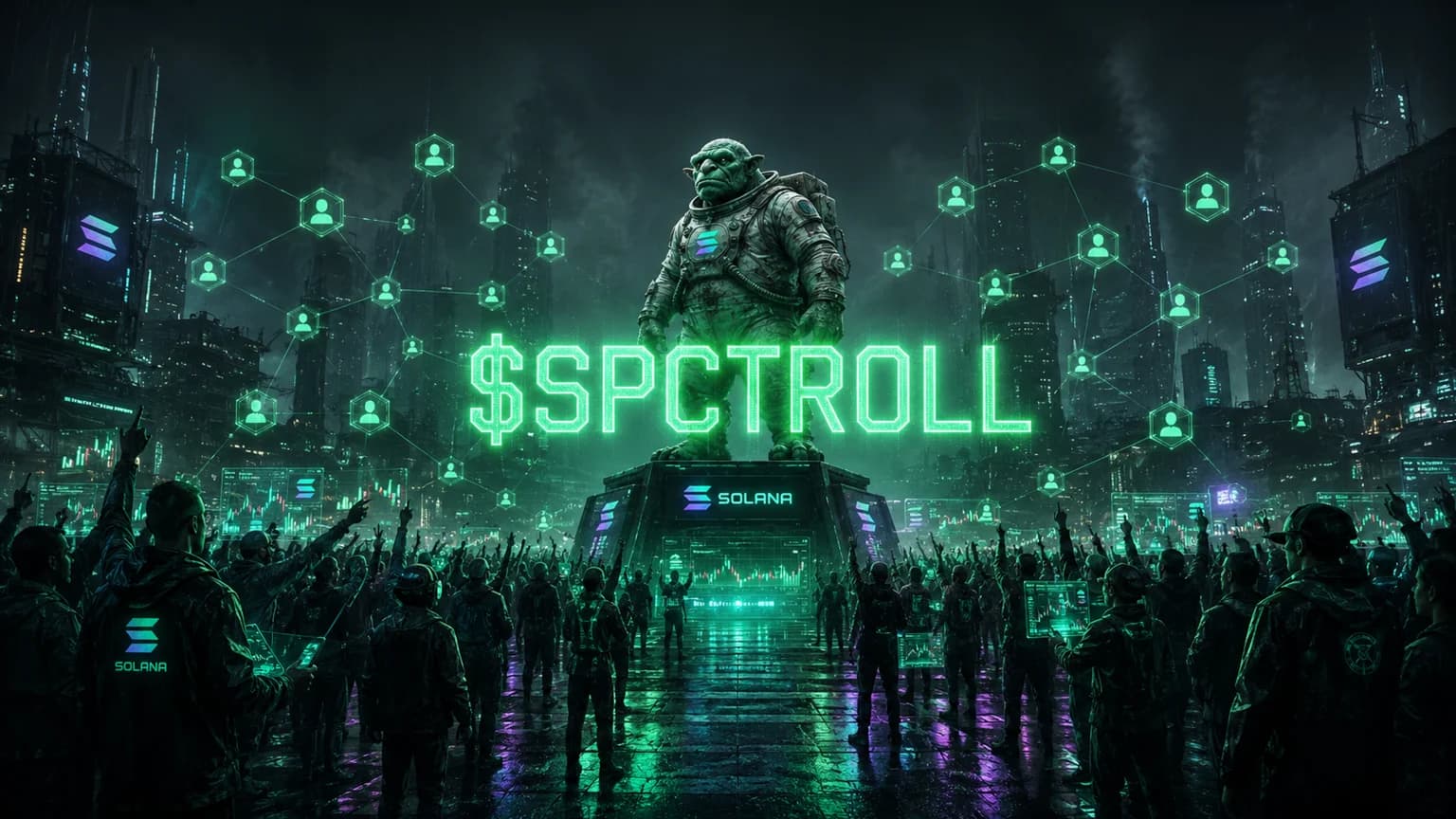 SPACE TROLL Just Ran $5.07M Through Solana in 12 Hours, and the Holder Map Is Almost Too Clean