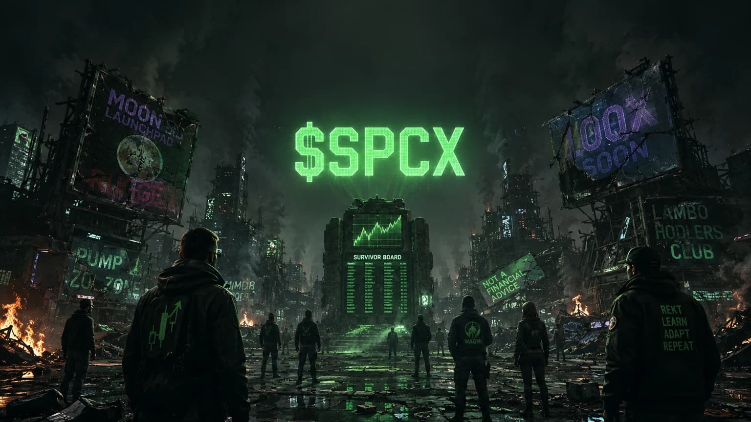 SPCX Is 483 Days Old and Still Printed $2.21M to Crash Solana's Launchpad Party