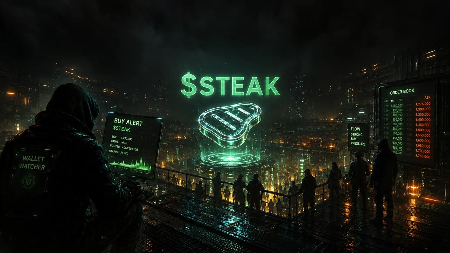 $STEAK Has the Watched-Wallet Nudge and Real Turnover, but $26K of Liquidity Still Sets the Terms