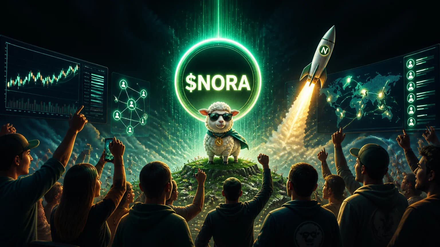 $NORA's Sheep Meme Rips 418%, Then Meets The Second-Wave Test