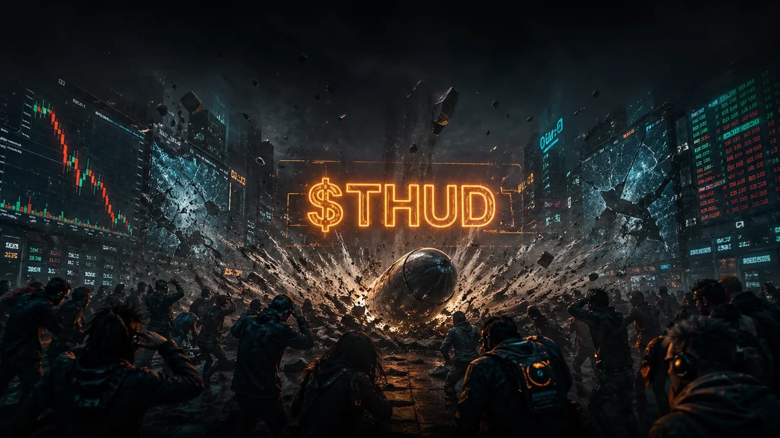 THUD Smashed Into Solana With $1.24M of First-Hour Launch Volume