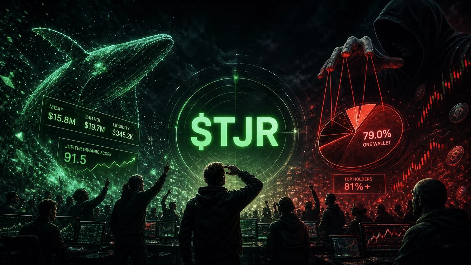 $TJR Hit Jupiter's Runners With a Real Organic Bid, but the Holder Wall Still Owns the Story