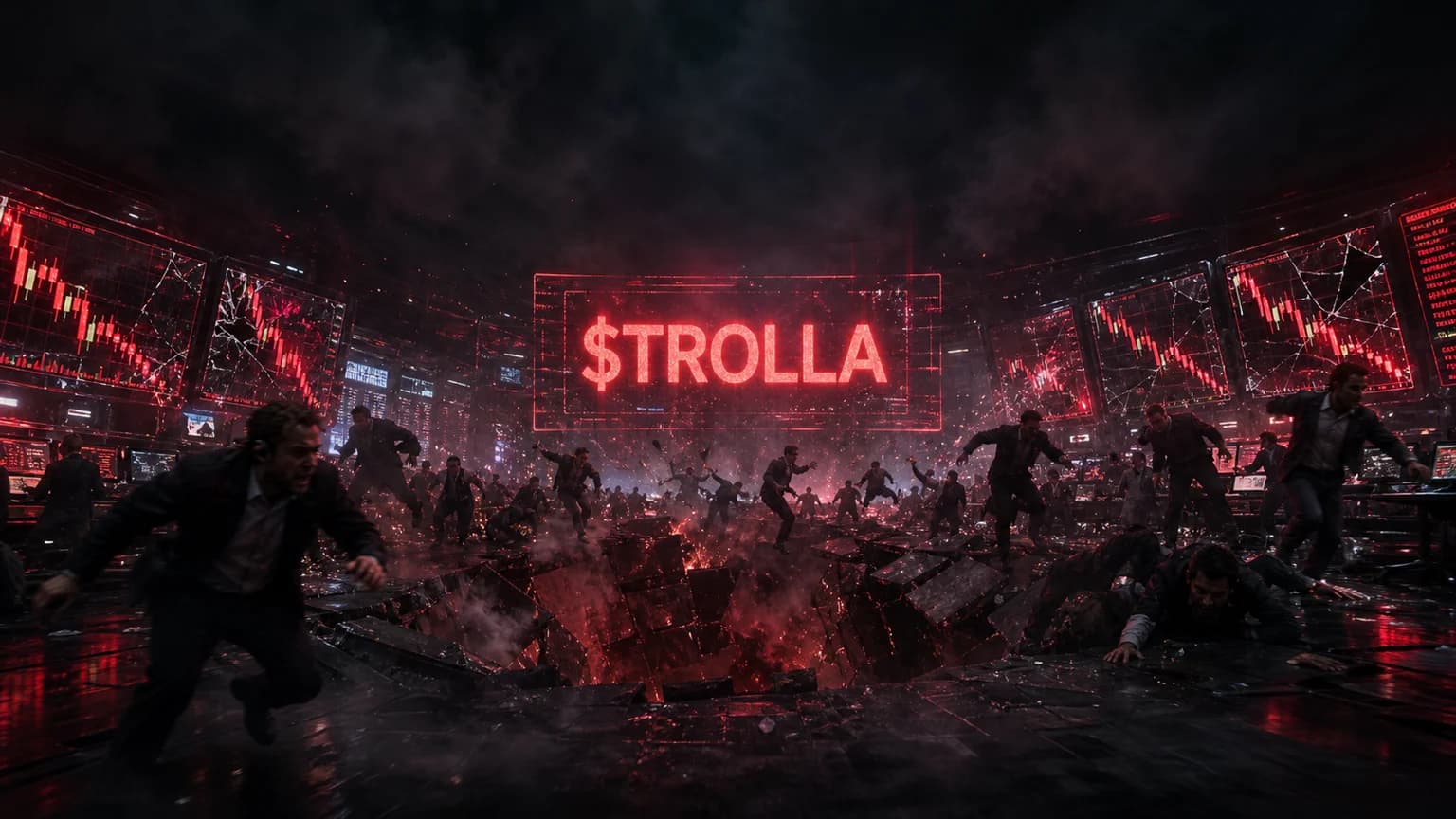 TROLLA Did $1.17M of Volume, Then Lost 96% of the Hour — That's What a Solana Launch Trap Looks Like