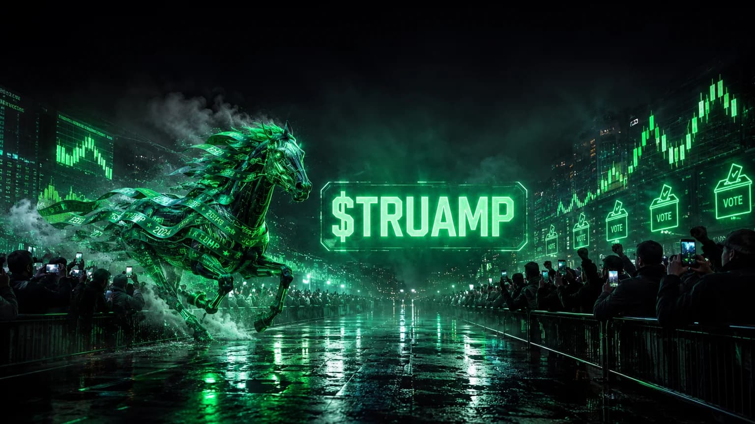 $TRUAMP Is One of the Cleaner Solana Political Runners on the Board, but a 180% Daily Burst Means the Easy Money May Already Be Behind It