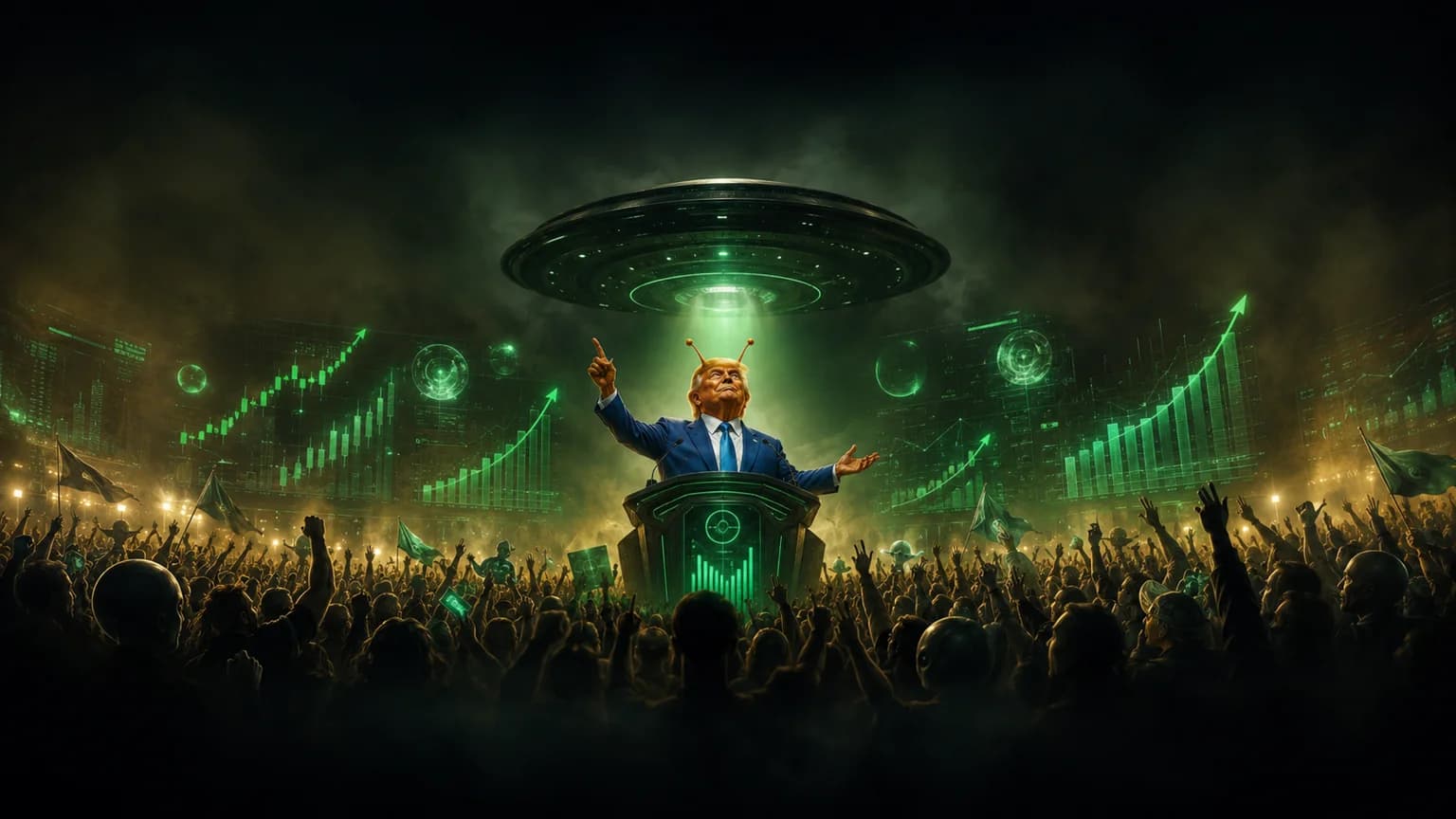 Trump Alien Just Did $1.7M in Volume on Solana — and the Holder Map Is Cleaner Than the Joke