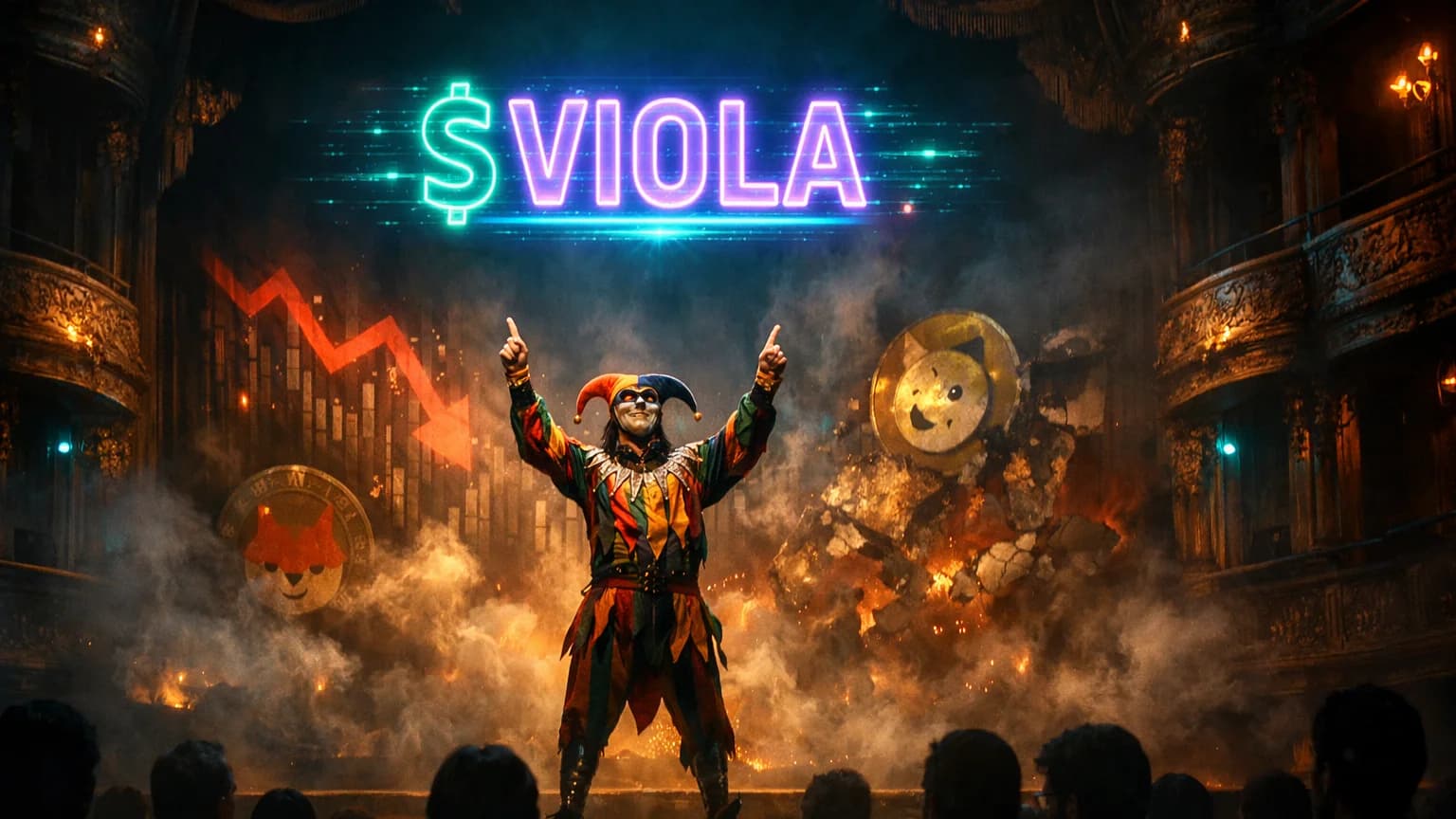 The Token Making Fun of Meme Tokens Just Ripped 222% — Meet Viola