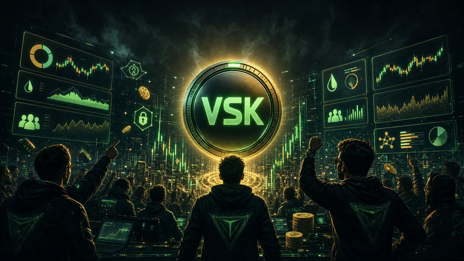 $VSK Is Pulling Real Early Flow on Solana, but the Enterprise-AI Meme Still Runs on a Thin Holder Base