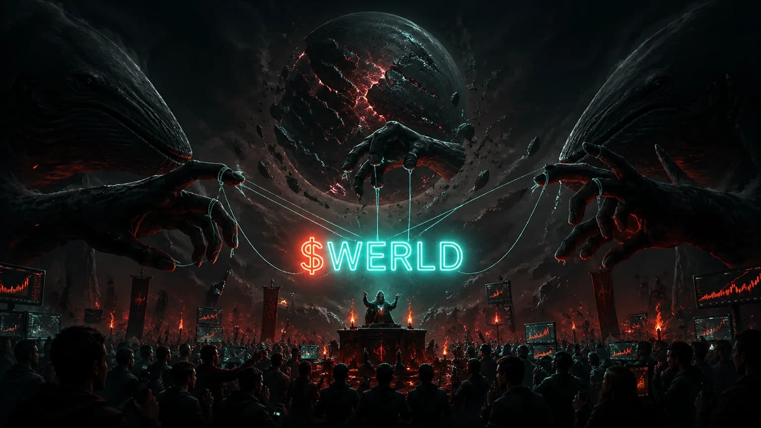 $271K Volume on a $31K Cap: WERLD Is Solana's Latest One-Word Fantasy — and the Holder Map Is Rough