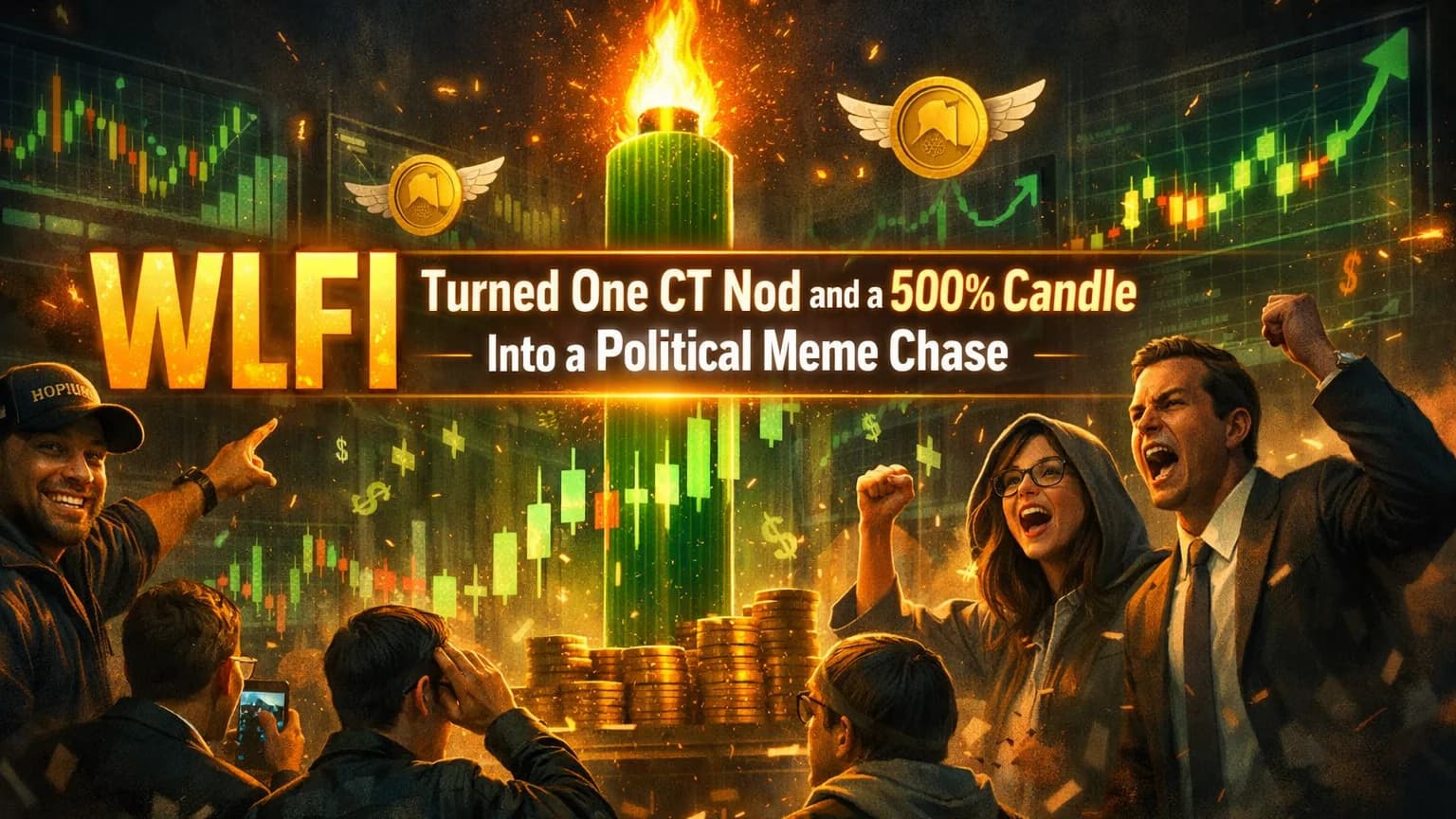 WLFI Turned One CT Nod and a 500% Candle Into a Political Meme Chase