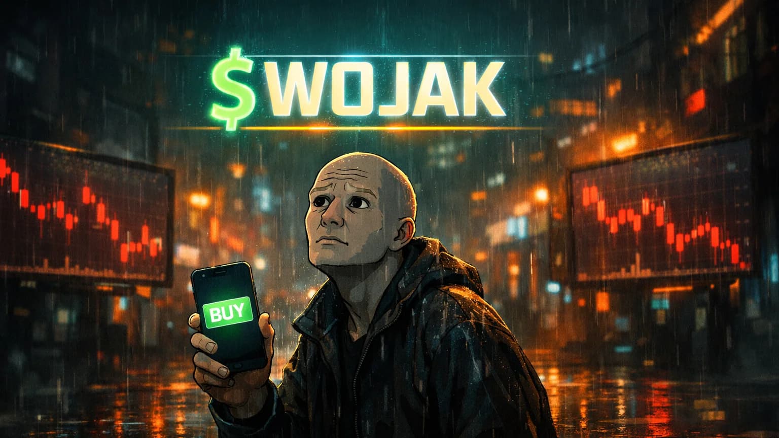 Wojak Refuses to Die — $1.4M Daily Volume as Community Buys the Dip on Crypto's Most Relatable Meme Coin