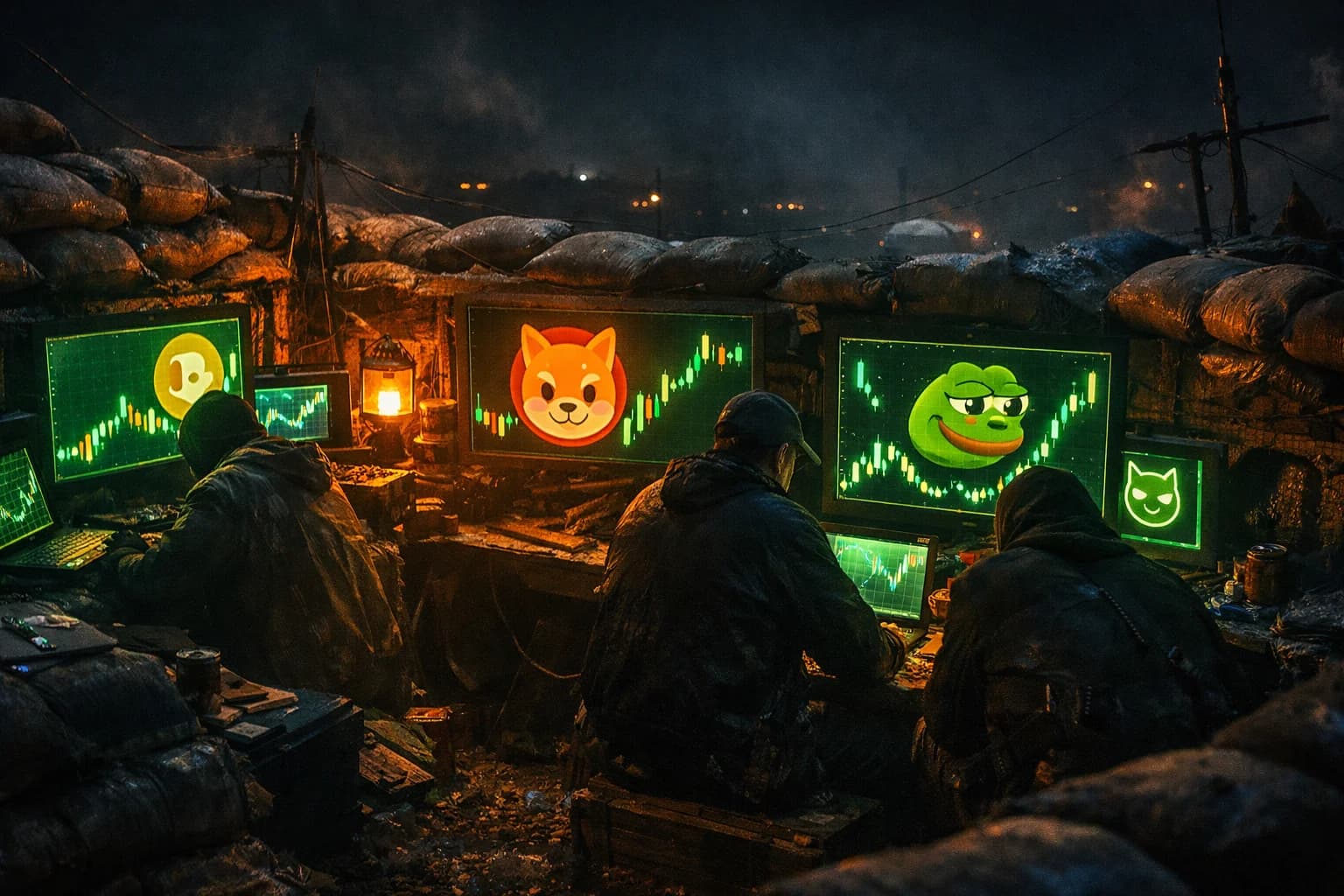 The trenches have a newsroom now — crypto traders in the digital battlefield