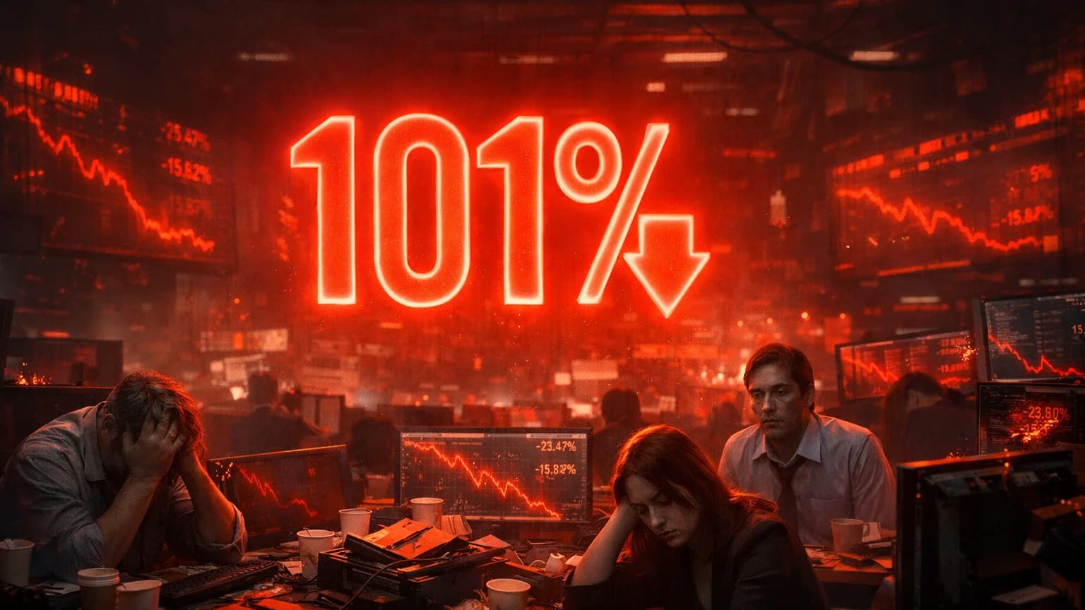 $101% Did $2.8M in Volume, Attracted 35,000 Transactions, Then Crashed 81% — One Wallet Holds 52% of Supply