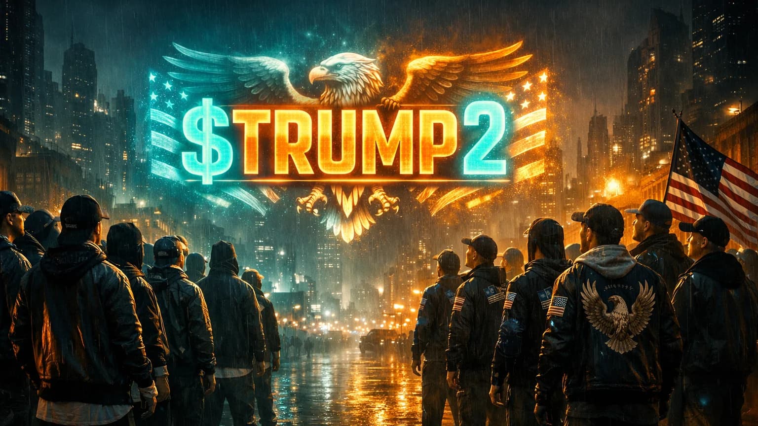 American Dominance ($TRUMP2) Just Ripped 221% to $39M — and It's Fighting TRUMPTHUG for Political Meme Supremacy on Solana