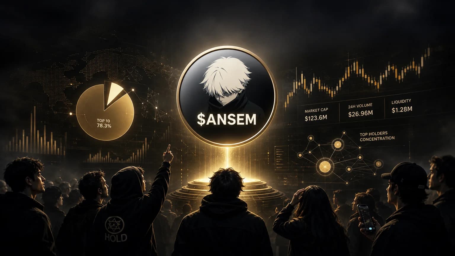 $ANSEM Just Repriced Into a Nine-Figure Solana Board, but One Wallet Still Decides How Clean the Story Can Get