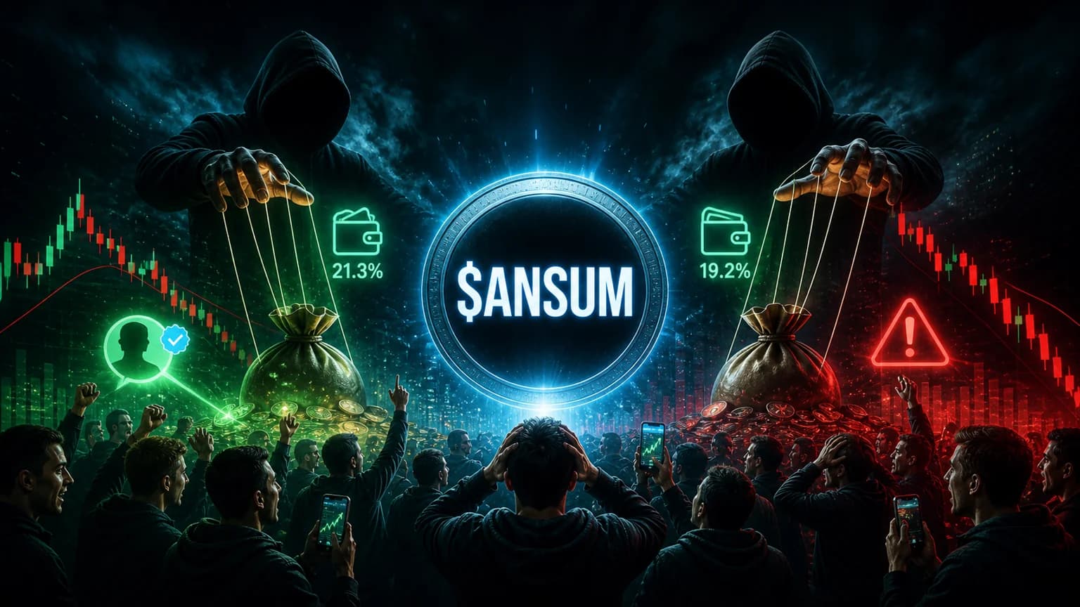 $ANSUM Caught the ANSEM Crowd Fast, but Two Giant Wallets Are Already Standing on the Exit Door