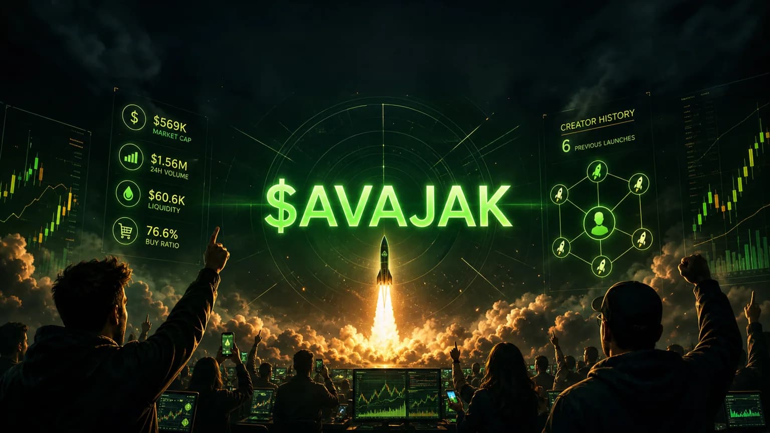 $AVAJAK Printed the Kind of First-Day Solana Tape That Gets Traders Paid, but the Story Still Needs to Survive the Deployer Question