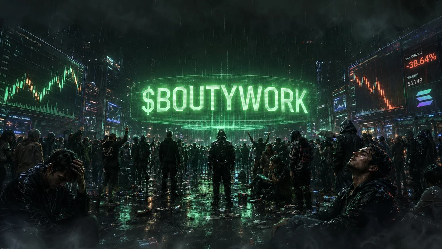$BOUTYWORK Already Printed the Kind of Solana Spike Everyone Chases, but the Real Read Now Is Whether the Board Has Anything Left After a 13,000% Day