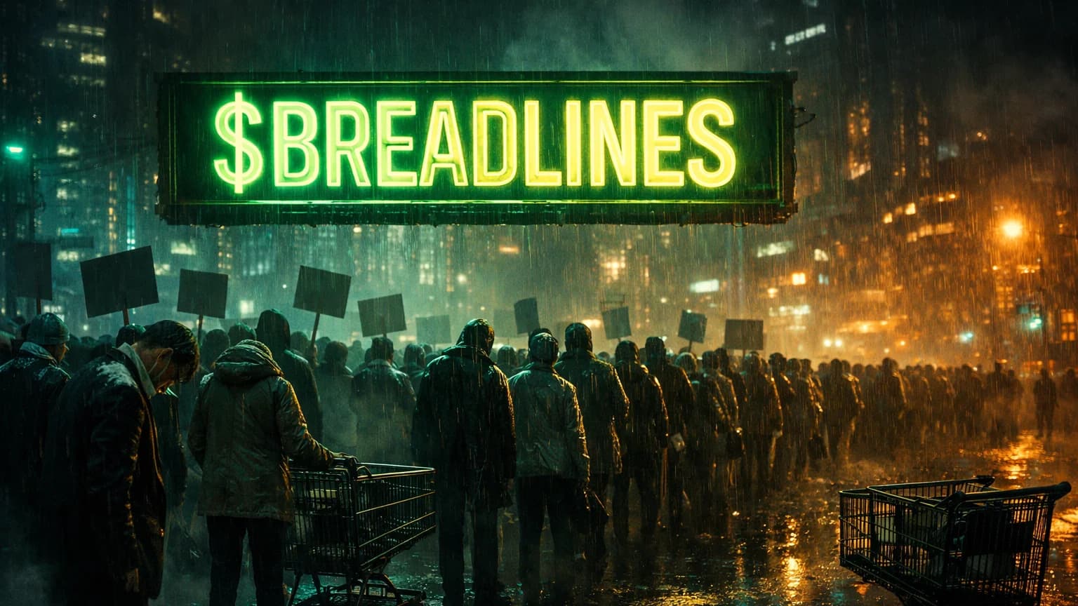 BREADLINES Turned Recession Doomposting Into a Solana Culture Breakout, but the Holder Risk Is Already Loud