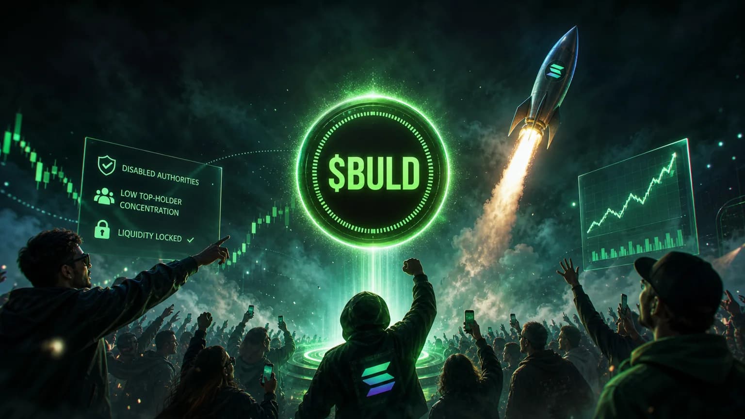$BULD Rips Past $2.9M Volume With a Cleaner-Than-Usual Solana Launch Profile