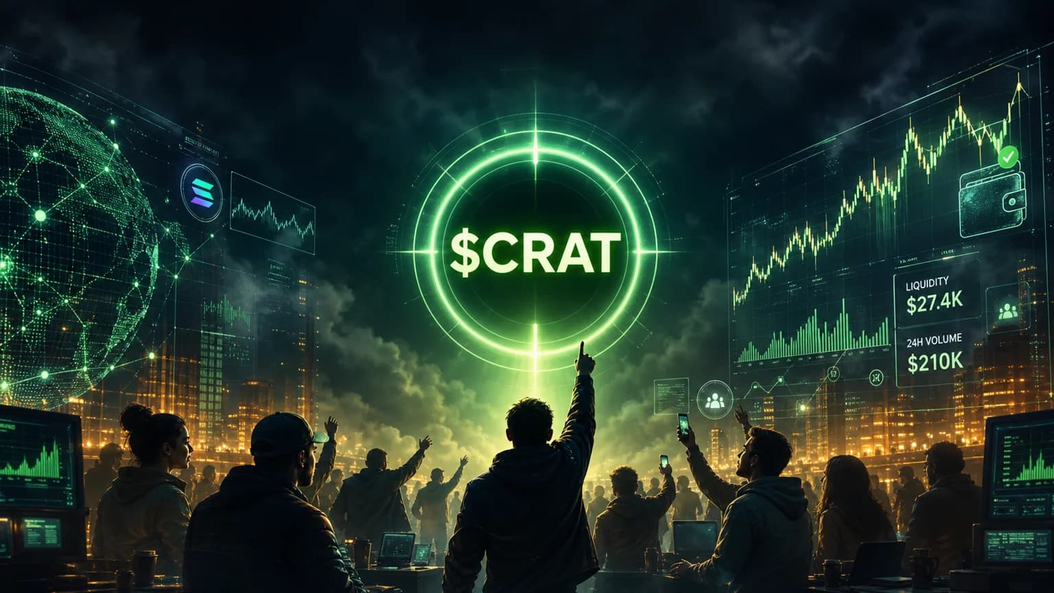 $CRAT Is Trying to Turn a Cat Meme Comeback Into a Real Second-Life Trade on Solana