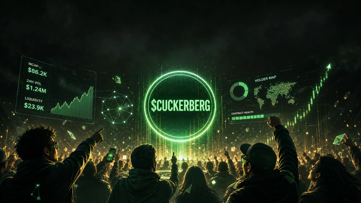 $CUCKERBERG Has the Cleaner Solana Board, but the Zuckerberg Joke Still Needs a Real Second Crowd