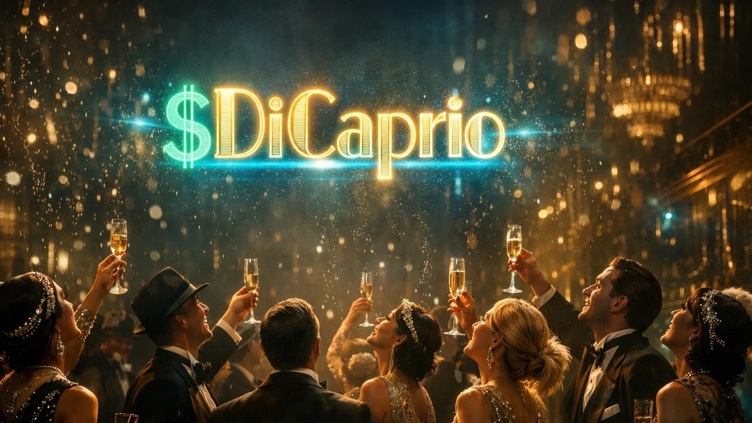 Leonardo DiCaprio's Gatsby Cheers Meme Coin Explodes 1,179% — 20,000 Trades in 24 Hours