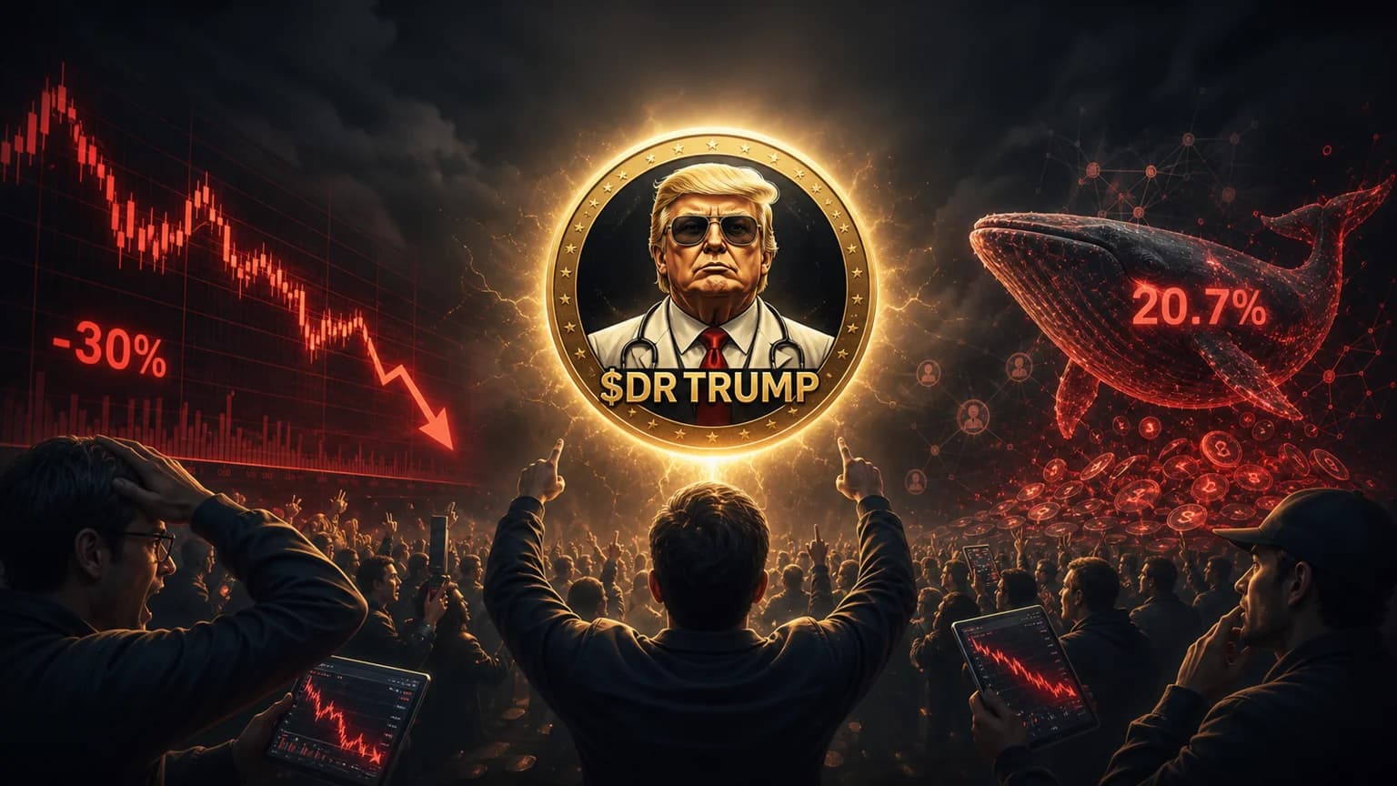 $DR TRUMP Caught the Solana Political Meme Bid Fast, but the Holder Stack Is Already Getting Tight
