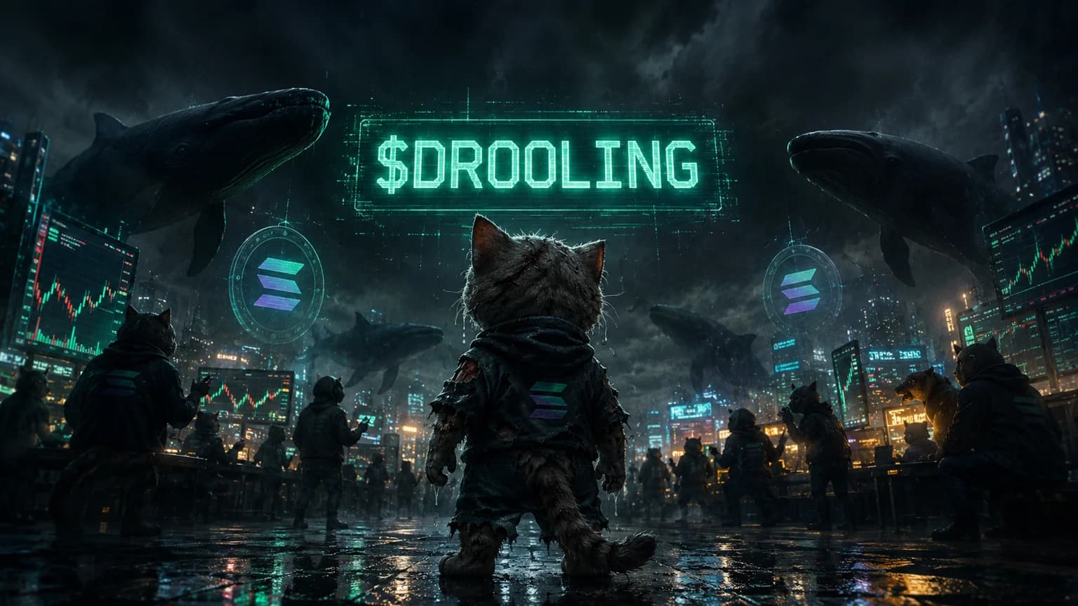 $DROOLING Is Acting Like a Surviving Cat Meme, Not a One-Day Pump
