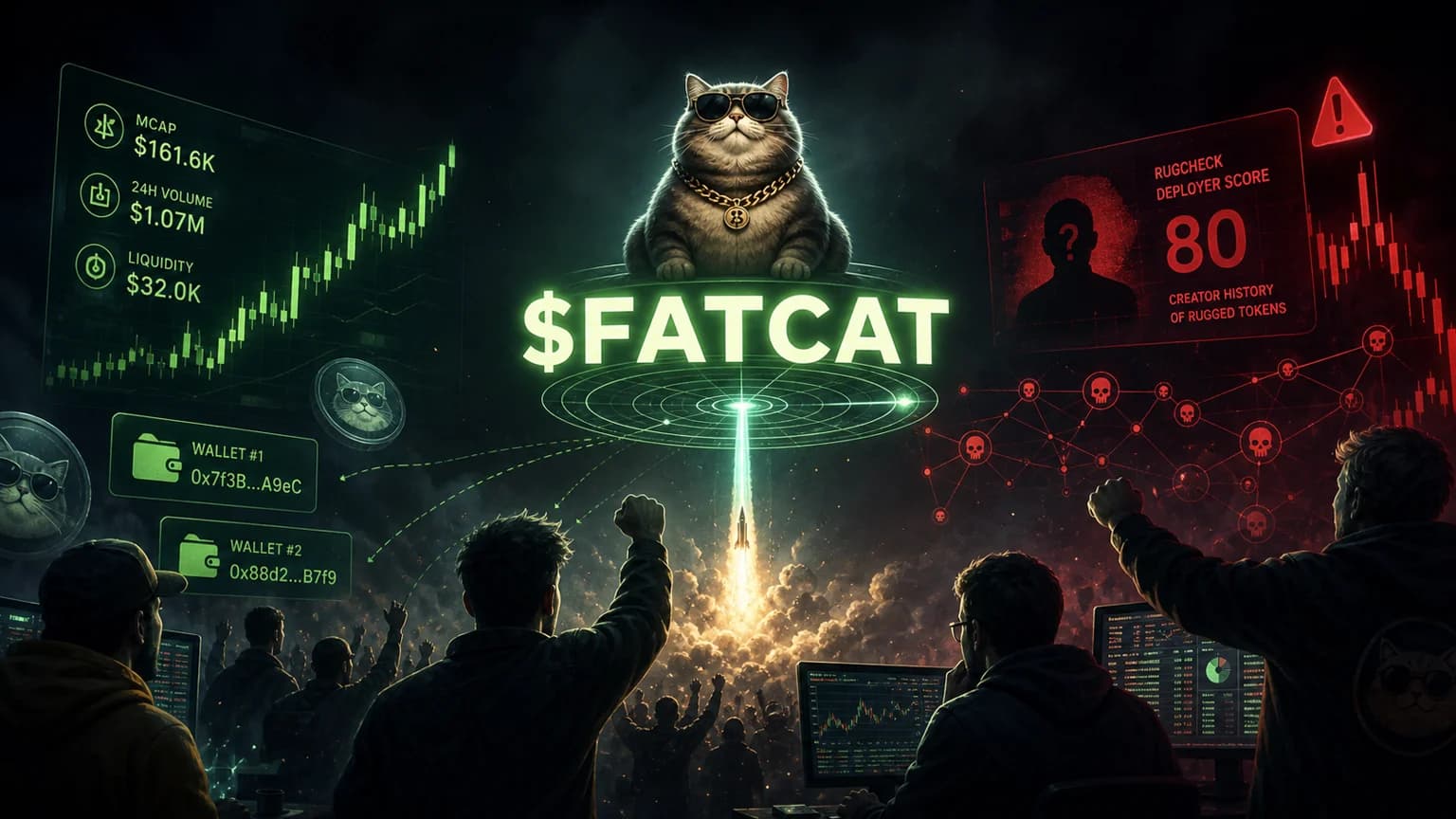 $FATCAT Turned Watched-Wallet Buys Into a Live Solana Chase, but the Deployer Shadow Never Leaves the Screen