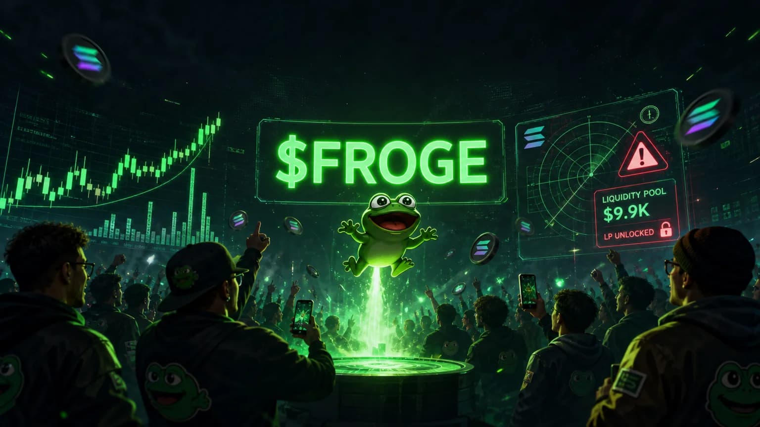 $FROGE Just Ripped 14,531% in Five Hours, but the Frog Bid Is Already Testing a Thin Exit Door