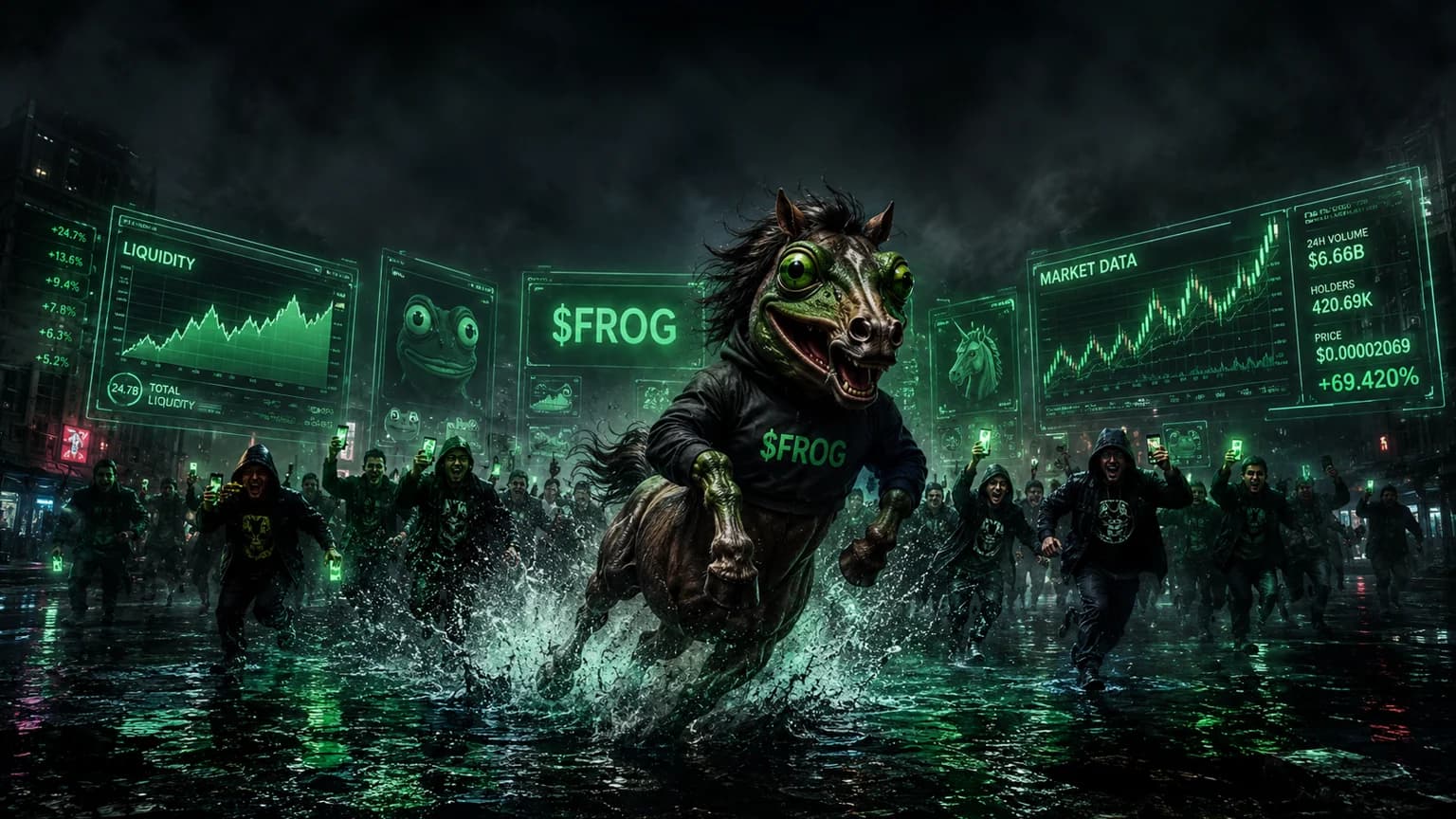FROHORSE Turned Total Brainrot Into a 9,359% Solana Sprint — and the Board Is Cleaner Than the Name