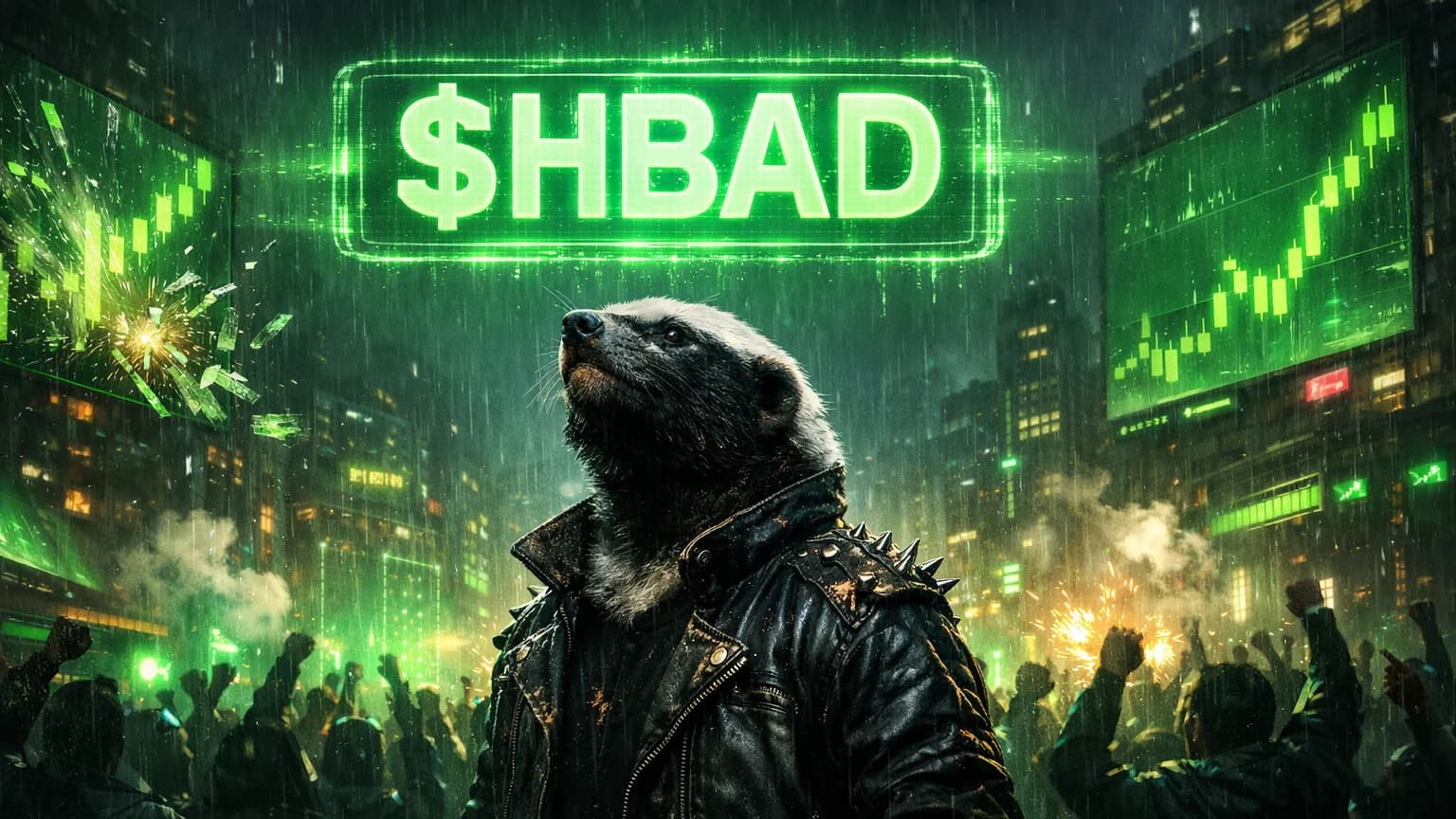 Honey Badger Don't Care — $HBAD Erupts 225% in 41 Minutes as Solana's Most Defiant Meme Launch Signals a Viral Formation