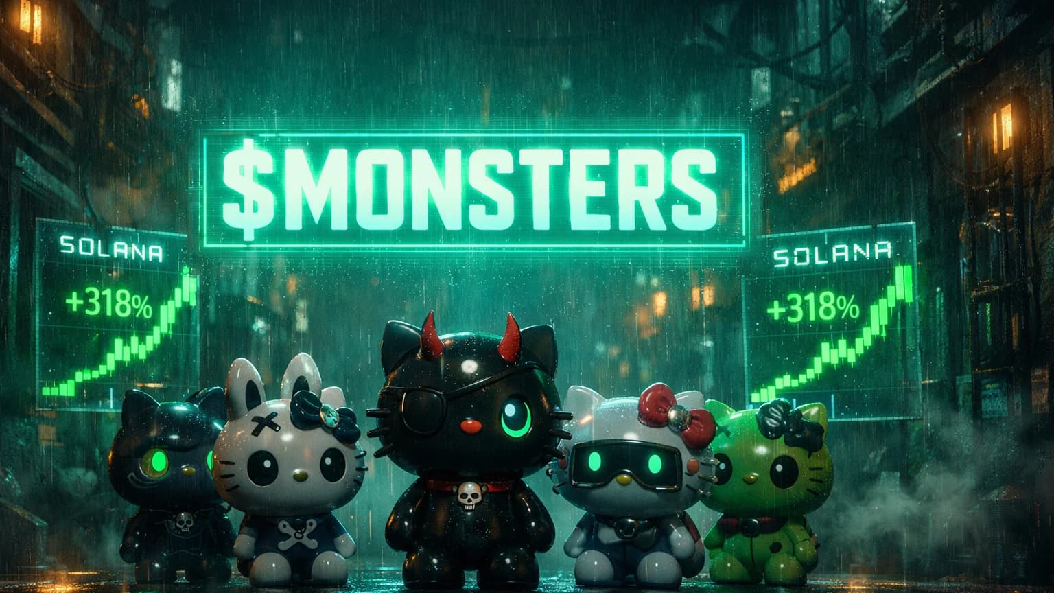 Hello Kitty Meets Solana: Pop Mart Collab Token Rips 318% in Under Three Hours