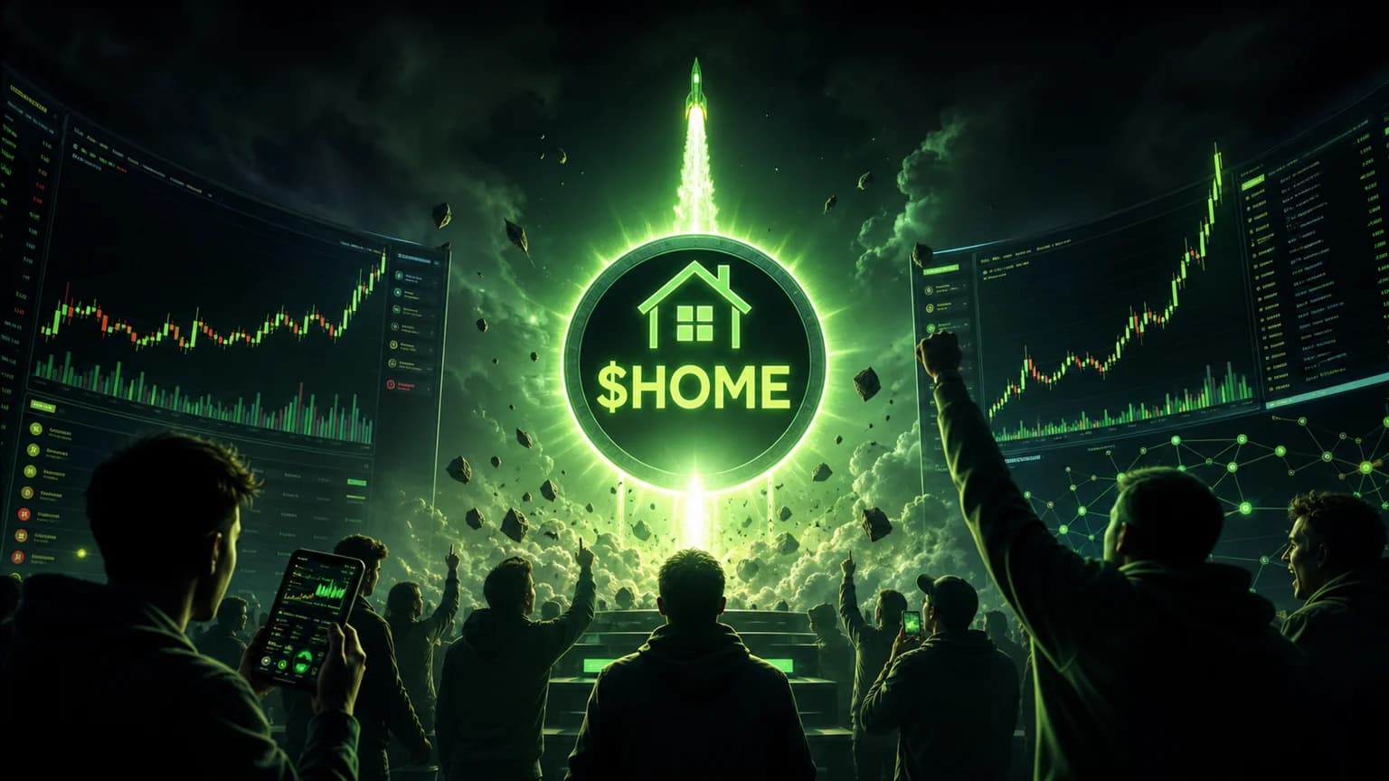 $HOME Turns Watched Wallets Into a Violent Solana Volume Anomaly