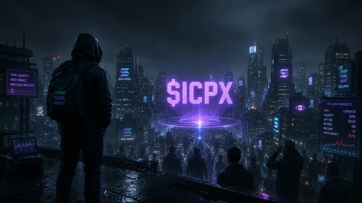 A Watched Wallet Touched $ICPX Before CT Noticed — Solana Microcap Pushes $768K Volume in 96 Minutes