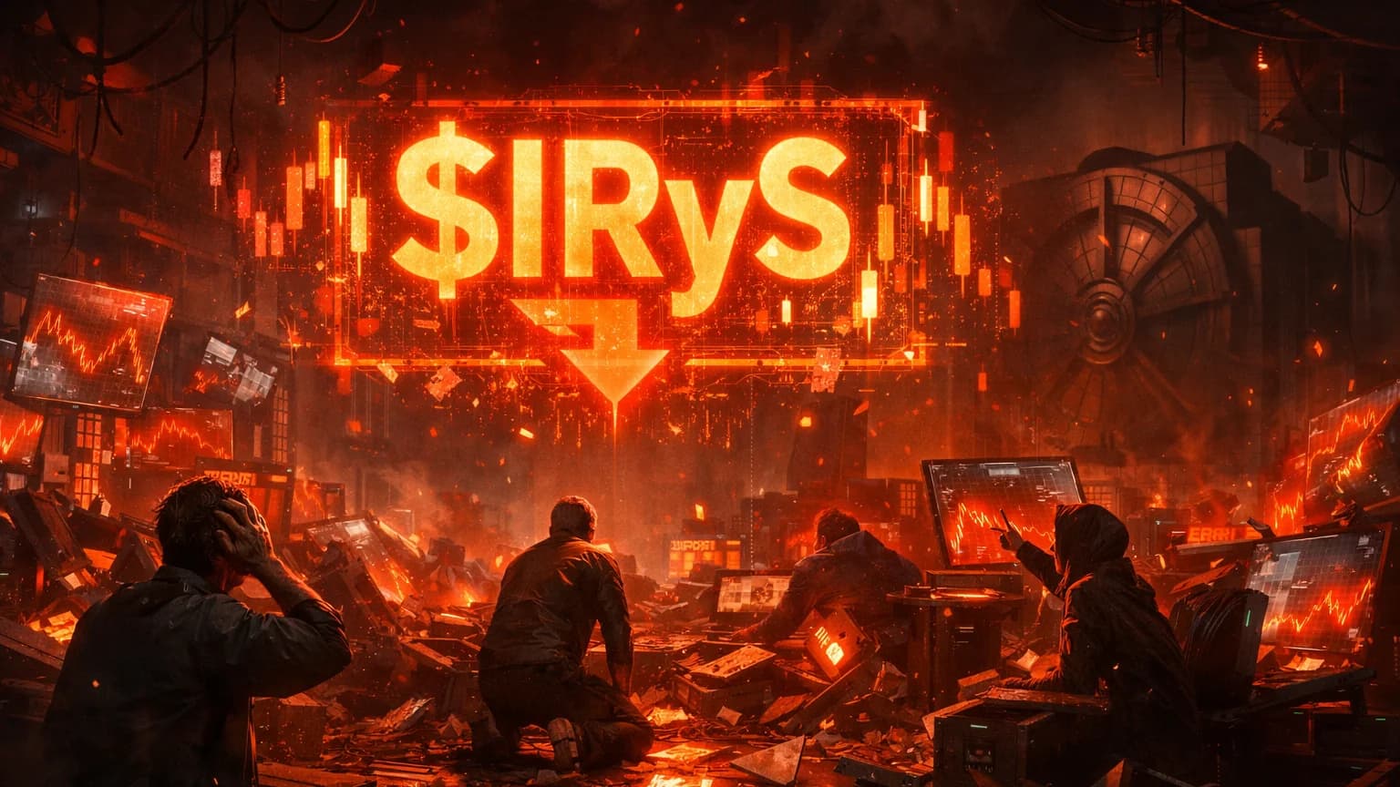 IRyS Printed $874K in Volume Before a 94% Collapse, Then Holder Concentration Finished the Job