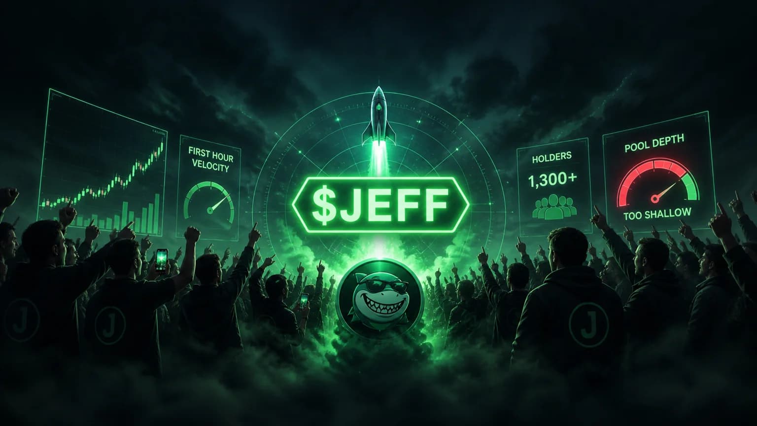 $JEFF Ripped to $1.25M Volume Before the Liquidity Caught Up