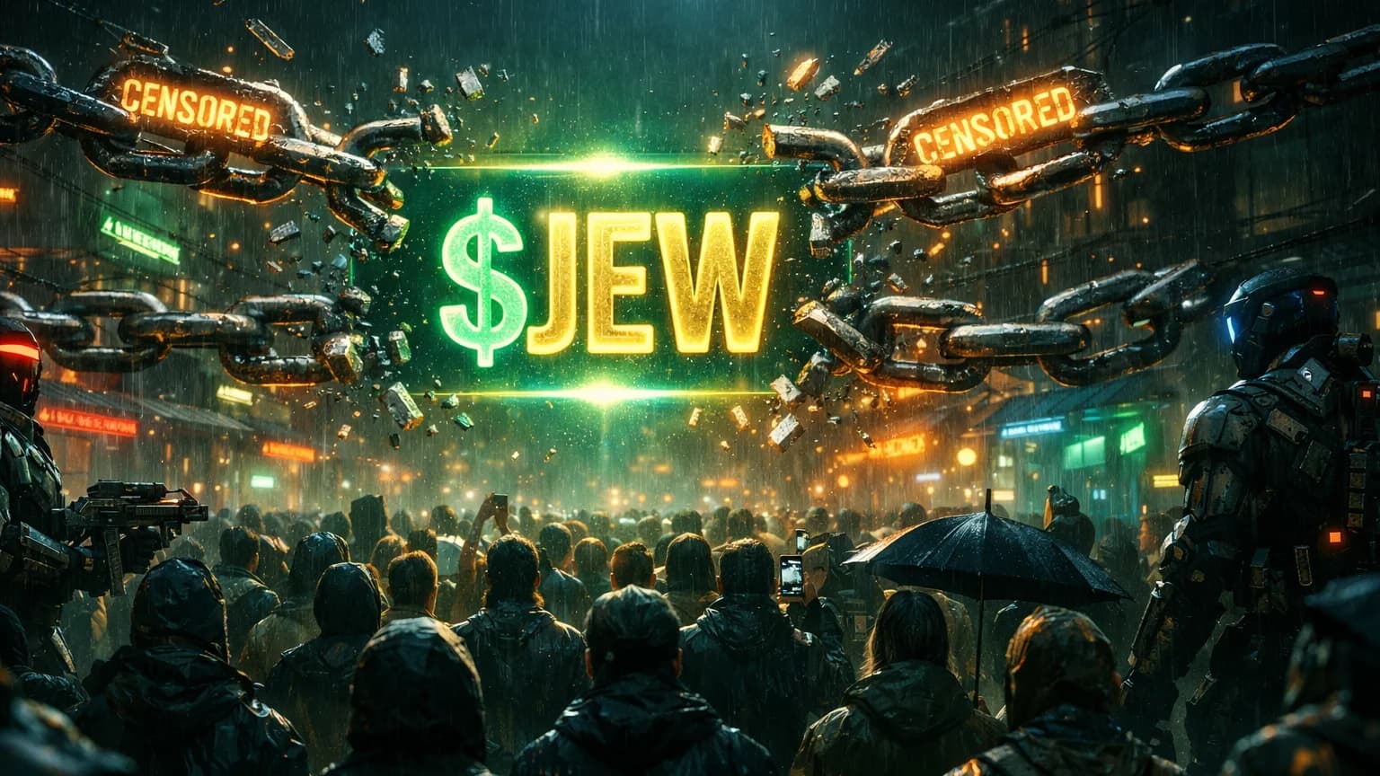 $JEW Pumps 1,404% as Dexscreener Moderation Drama Turns Platform Censorship Into a $1.3M Trading Thesis