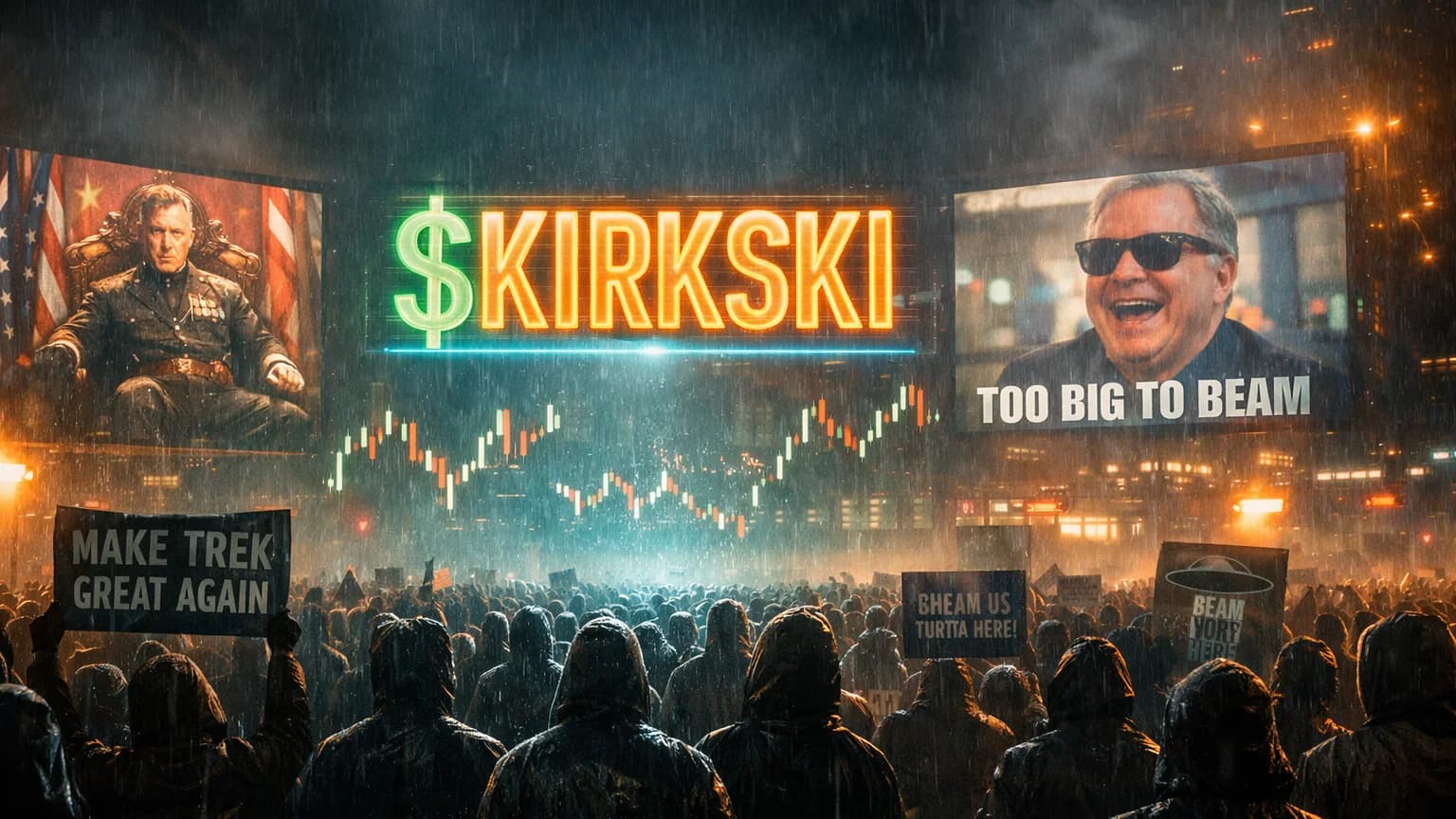 $KIRKSKI Pumps 2,056% in One Hour as Culture-War Degens Turn Political Identity Into a Leveraged Trade