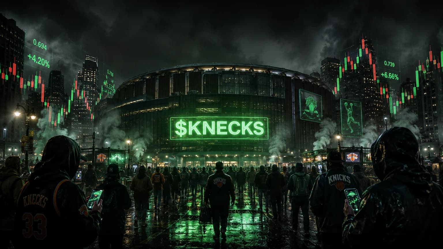 $KNECKS Turned a New York Sports Joke Into a Real Solana Bid, and the Tape Still Looks Surprisingly Orderly