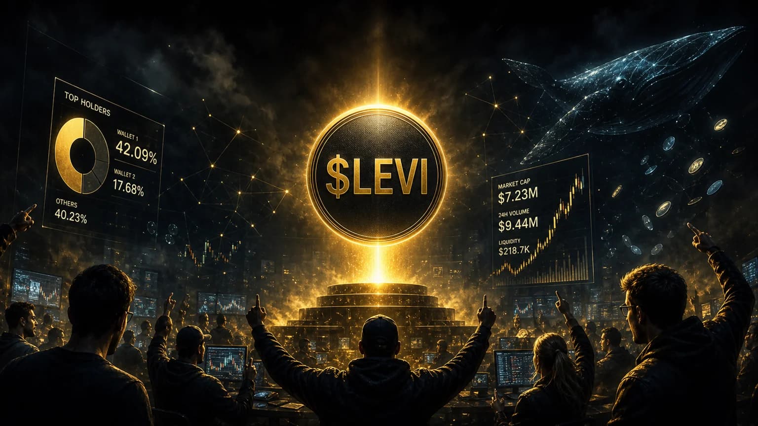 $LEVI Has the Solana Culture Bid, but the Holder Map Still Looks Like a Two-Wallet Ceiling