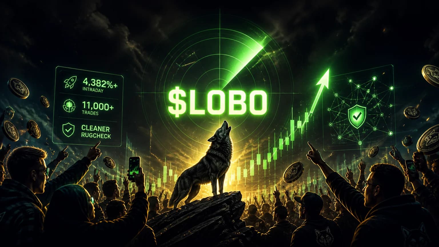 $LOBO Turns a Black-Maned Wolf Meme Into a Sub-Hour Solana Breakout
