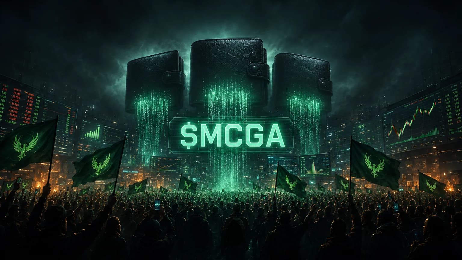 MCGA Pulled $127K in First-Hour Flow on a $26K Solana Board — and 54.8% of Supply Is Already Clustered