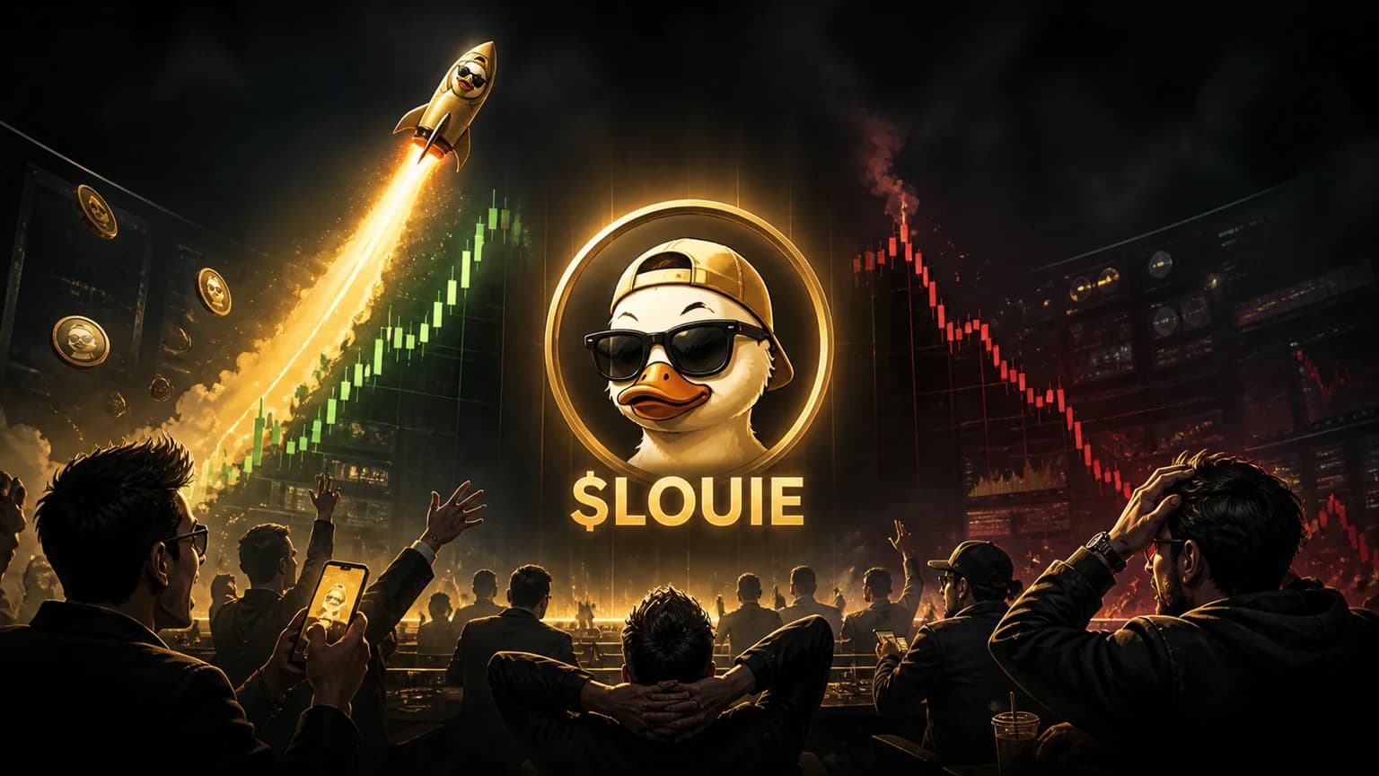 $LOUIE Just Went Vertical, Now the Miracle Duck Has to Prove It Can Float