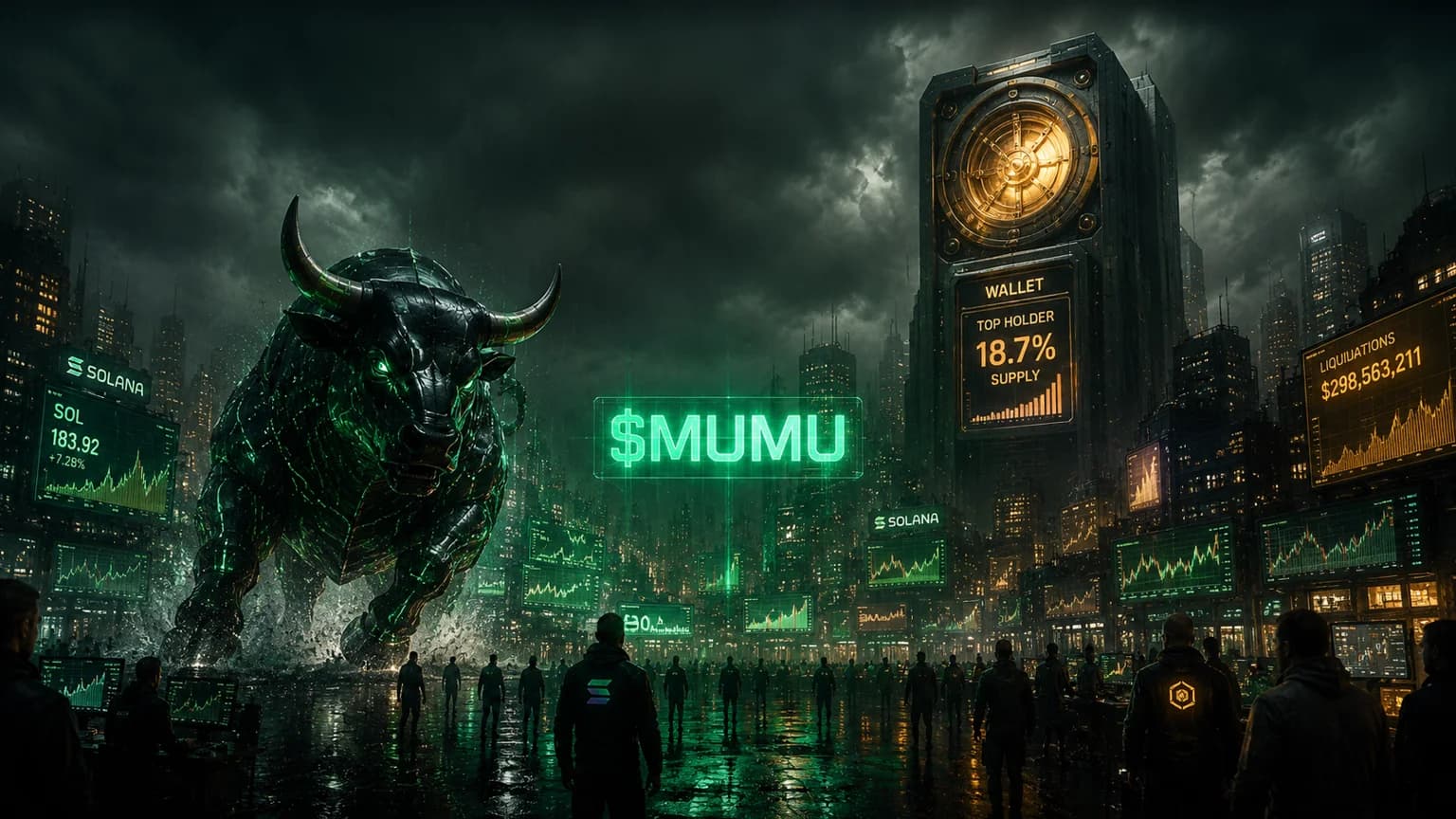 $MUMU Ripped Past a $3.5M Solana Valuation in About Two Hours, but One Wallet Owning Nearly 70% of Supply Changes the Entire Read