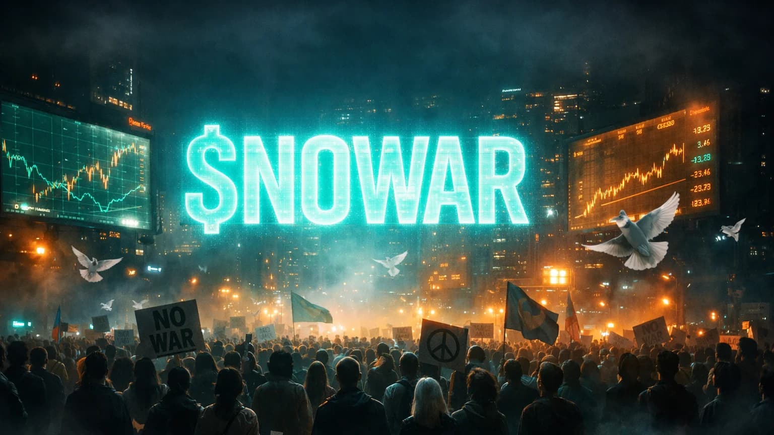 A Solana Token Turned "No War" Into a Trade, and Degens Still Sent $155K Through It